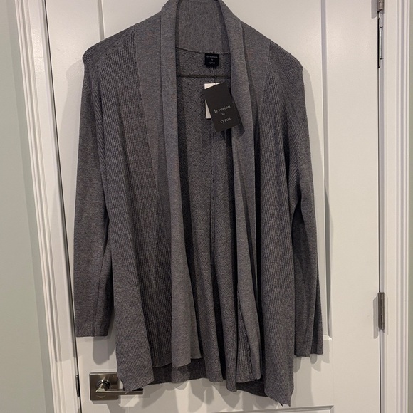 Cyrus Sweaters - Devotion by Cyrus Womens Long Sleeve Cardigan 1X